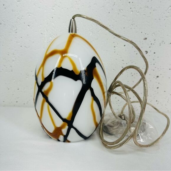 NULCO Lighting Blown Glass hanging Pendant Light - Picture 1 of 11